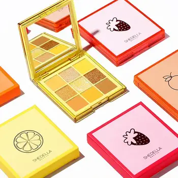 

Colorful Glitter Neon Eyeshadow Pallete Cosmetic Makeup Eye Waterproof 9 Pigment High Pallete Eyeshadow Colors Shadow H6P1