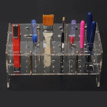 

Rack Tool Box Desktop Screwdriver Tweezer Cutter Protection Transparent