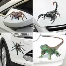 3D Автомобильная наклейка животные бампер паук Гекко скорпионы Abarth виниловая наклейка наклейки Автомобили Аксессуары для автомобилей и мотоциклов Наклейка на стену s