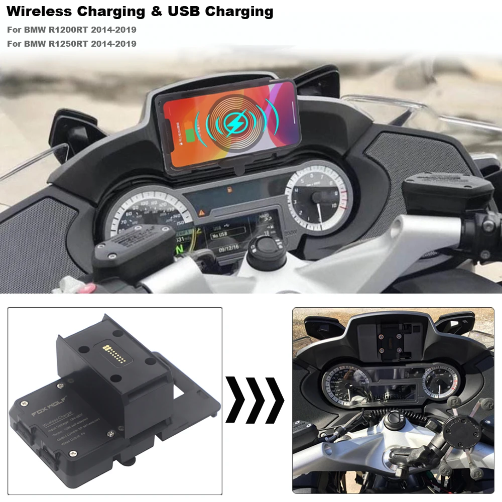 QJY Motor Part-Store Navigatie Houder Voor Yamaha Tracer 9/900 GT - GPS En Telefoon Houder 2021-2024