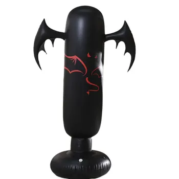 

Vertical Children Adult Lifelike Unique Funny Tumbler Toy Inflatable Boxing Toy Kick Fight Practical Tool