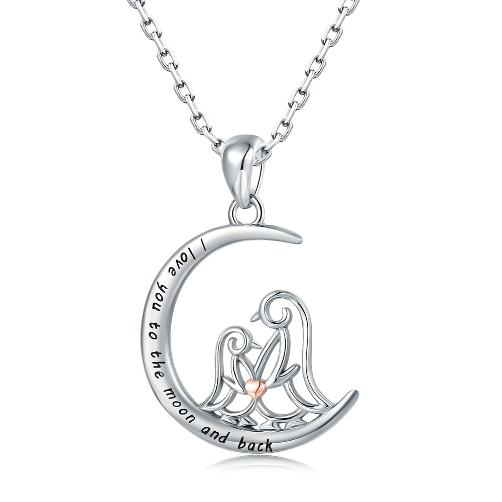 

Sterling-Silver Cute Animal Penguin Pendant Necklaces Jewelry for Women Girlfriend Wife/ Mother Child Mother's Day Birthday Gift