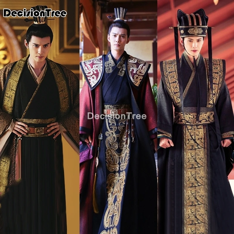 

2024 chinese national hanfu emperor china ancient han dynasty clothing traditional suit stage cosplay costumes men hanfu