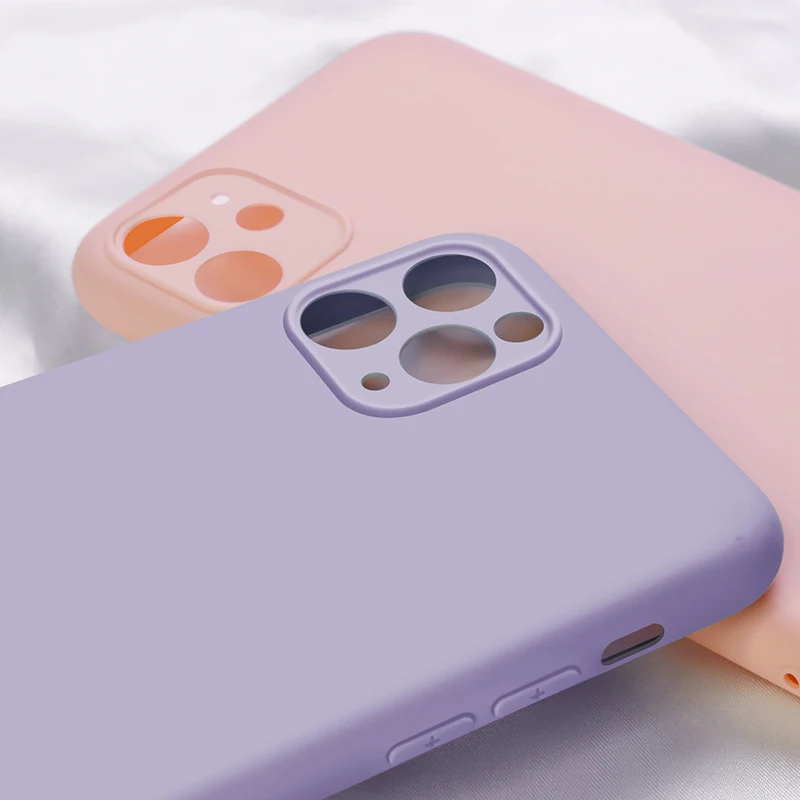 Multi-color Soft Liquid silicone Phone Case For Apple iPhone 11 case 11 pro Max Odorless and non-toxic Case for iPhon 11 Pro Max