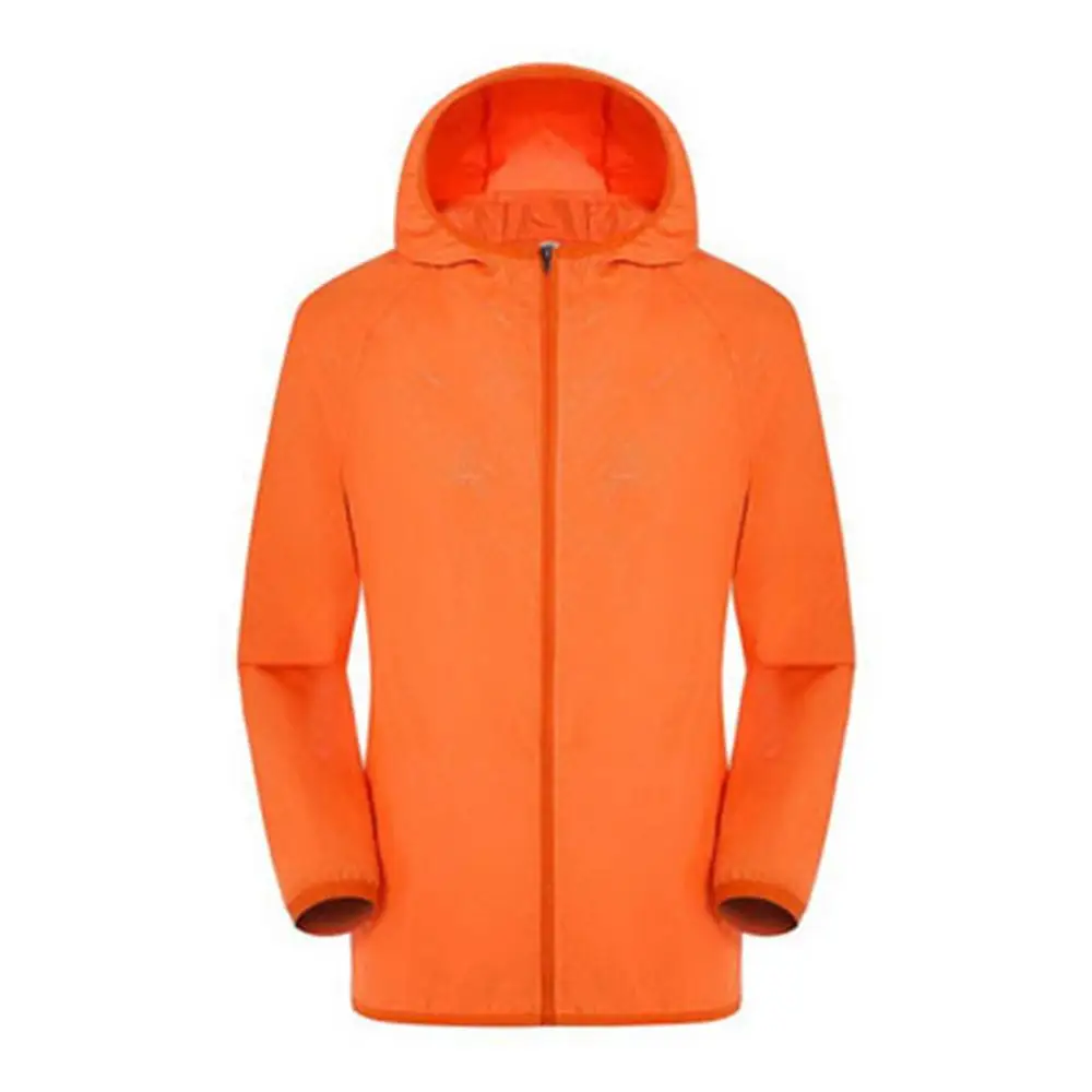 Верхняя одежда для рыбалки с капюшоном, полиэстер, мужская и женская куртка, быстросохнущее пальто, рубашка для рыбалки, для кемпинга, походов, велосипедная одежда - Цвет: 02