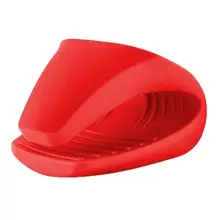 Силиконовый кухонный органайзер, изолированные зажимы для теплового горшка, перчатки для микроволновой печи, зажим для горячей пластины, анти-ожоги, утолщаются 72XF