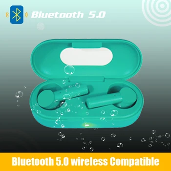 

TWS Wireless Bluetooth 5.0 earphones with microphone Stereo Sports Waterproof Bluetooth earphone suitable for all phones