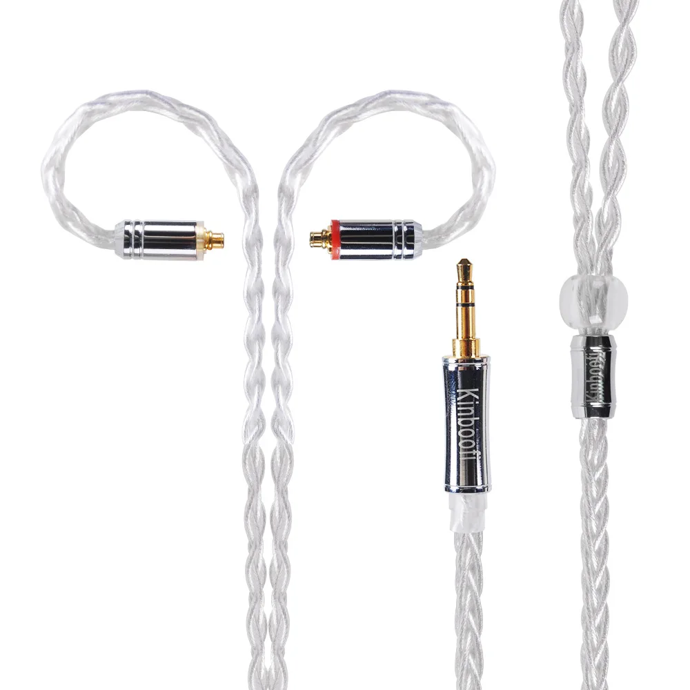 

8 Shares Silver Plated MMCX Cable for Shure SE215 SE535 SE846 Earphone 3.5mm for IPhone Xiaomi 2.5mm 4.4mm Balance for SONY