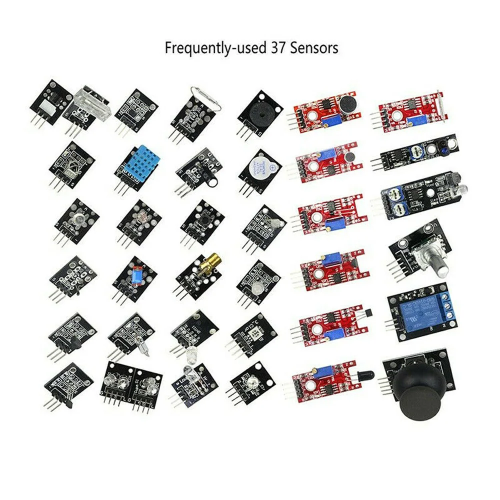 37 шт. модуль датчика стартовый комплект оборудования для Arduino Raspberry Pi Educations