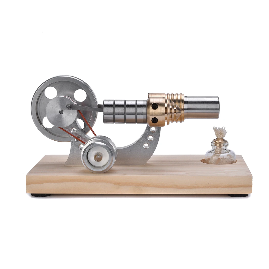 Metal Cylinder Bootable Stirling Engine Model Micro External Combustion Engine Model