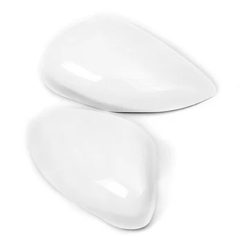 

1Pcs White Rearview Side View Mirror Replacement Cover Cap Case Shell For Ford For Fiesta 2008 2009 2010 2011 2012 2013 2014 201