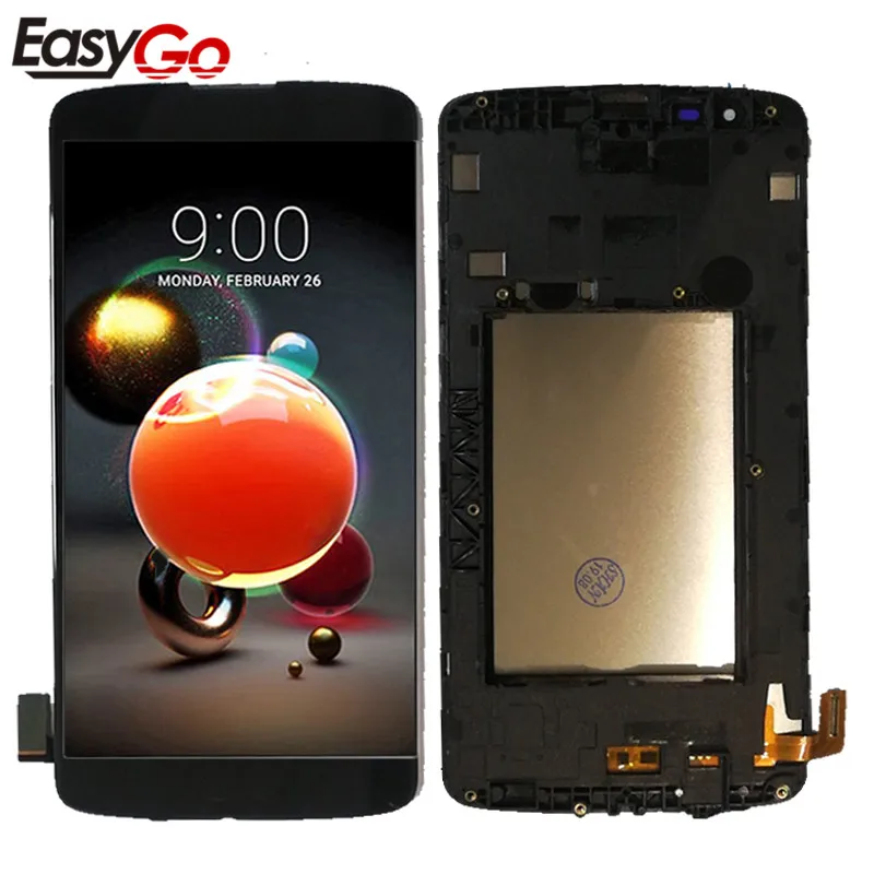 

Full LCD Display For LG K8 LTE K350N K350E K350DS LCD Touch Screen Digitizer Assembly With Frame Free shipping