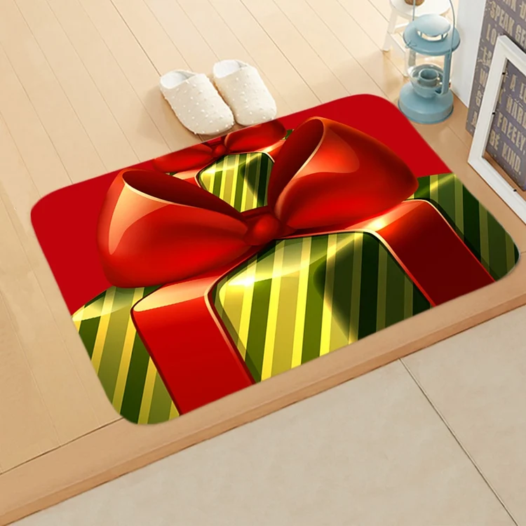 Yoeriwoo Рождественский коврик для двери, напольный ковер, напольные коврики для комнаты, рождественские украшения Санта Клауса для дома, подарок на Рождество, Natale - Цвет: Merry Christmas 23