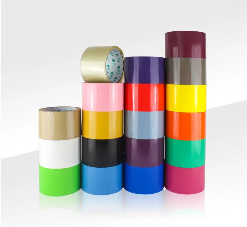 Multi-Color Fashion High Adhesive Tape High Viscosity Sealing Tape OPP Carton Packing Colorful Tape Positioning Mounting Tape