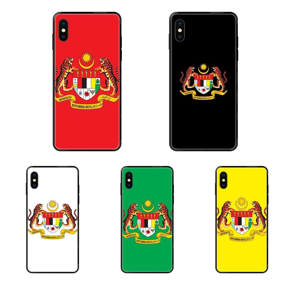 Эмблема национального флага Малайзии для смартфонов Samsung Galaxy S5 S6 S7 S8 S9 S10 S10e S20 edge
