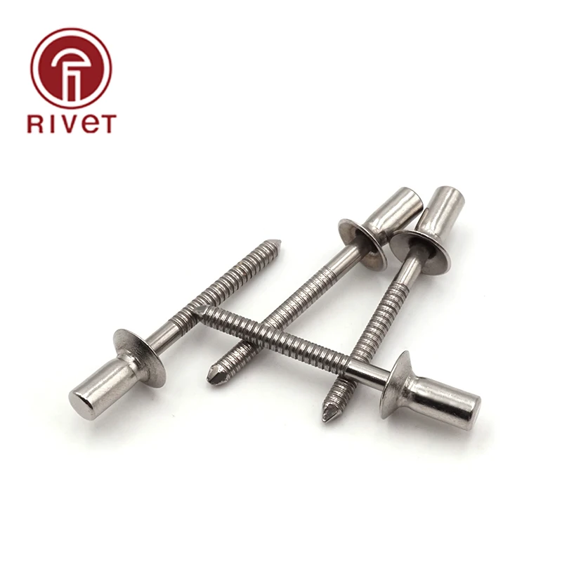Details about   M4.0 100PCS GB 12616 Stainless Steel Countersunk rivets Closed End Blind Rivet 