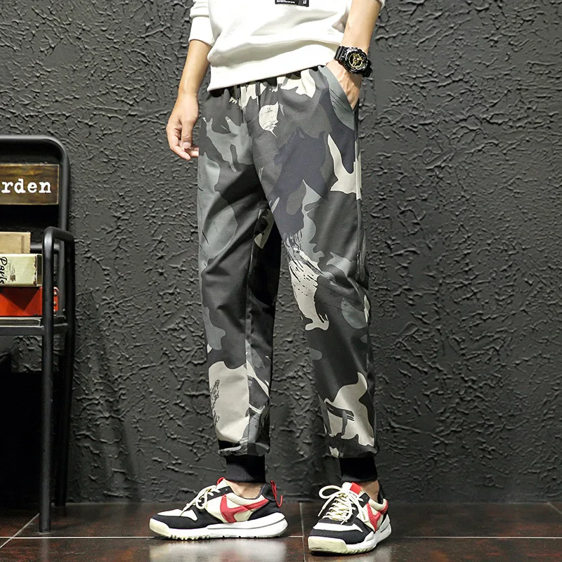 

2020 Spring Main Push Japanese-style Black Wall Large Size Camouflage Casual Sports Pants M-5x Hk1992-