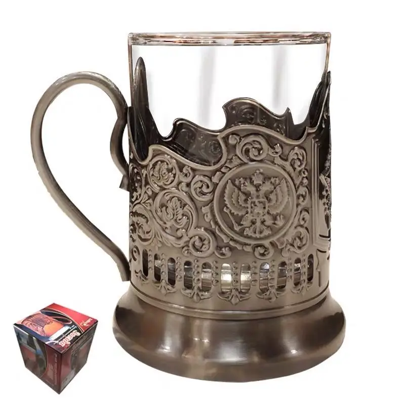 Nordic Metal Vintage Small Goblet Home Decoration Creative Wedding Housewarming Gifts Household Cup Carving Pattern RR