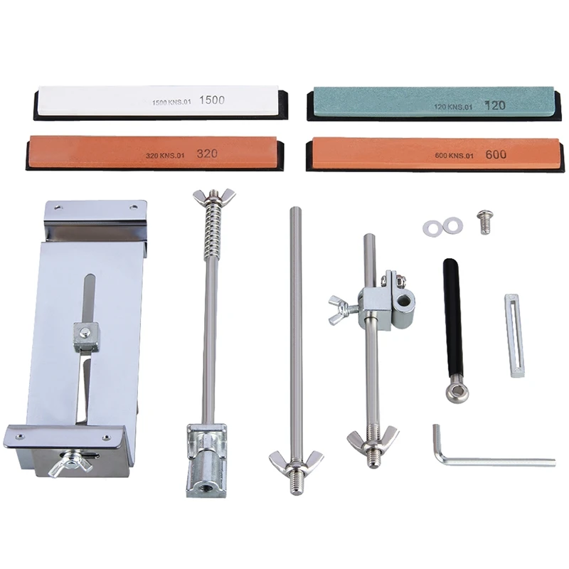 Новая Железная сталь точилка для ножей Профессиональная точилка для заточки фиксированный угол с Iiii камнем