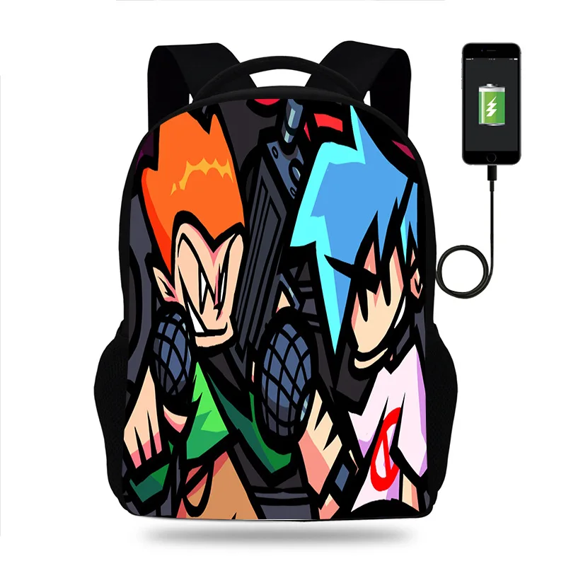 PROD 1005003352458218 Wholesale 10pcs USB Backpacks Friday Night Funkin
Backpacks Back To School Bookbag Teenager School Bags for Boys Girls
Mochila