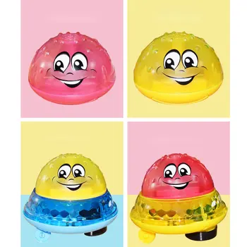 

Induction Water Ball Electric Baby Bathroom Light Music Water Toys Infant Children's Impulse Induction Water Spray Toy