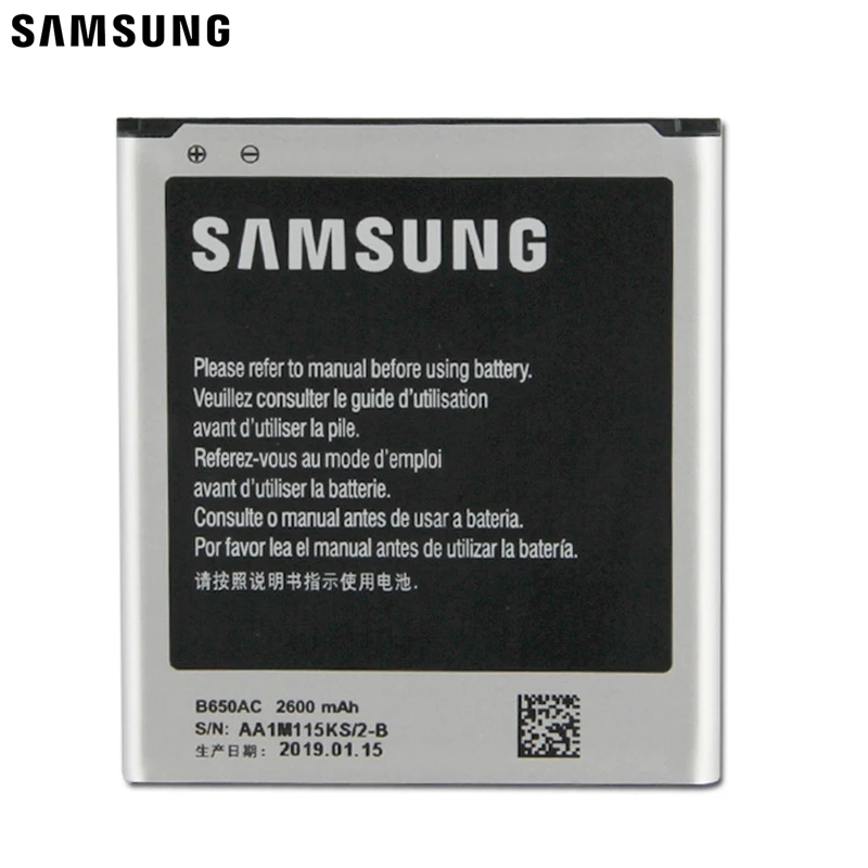Samsung оригинальная запасная батарея B650AC для Galaxy Mega I9158 I9152 SM V101F B650AE аутентичная