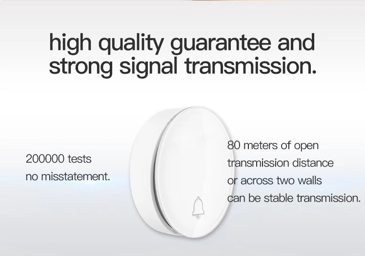 Obawa дверной звонок беспроводное кольцо дверной Звонок беспроводной дверной звонок домашний Добро пожаловать без батареи беспроводной дверной Звонок