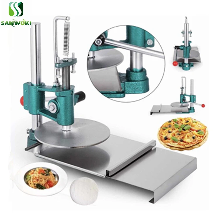 Manual 20cm Pizza Dough Press Machine Pizza Dough Flattening Press