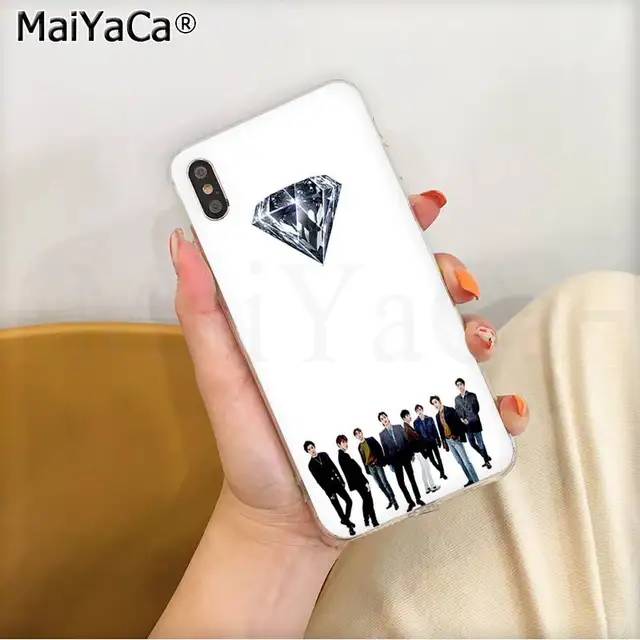 Maiyaca Kpop Exo Lucky One Phone Case For Iphone Se 2020 11 Pro Xs Max 8 7 6 6s Plus X 5 5s Se Xr Cover Phone Case Covers Aliexpress