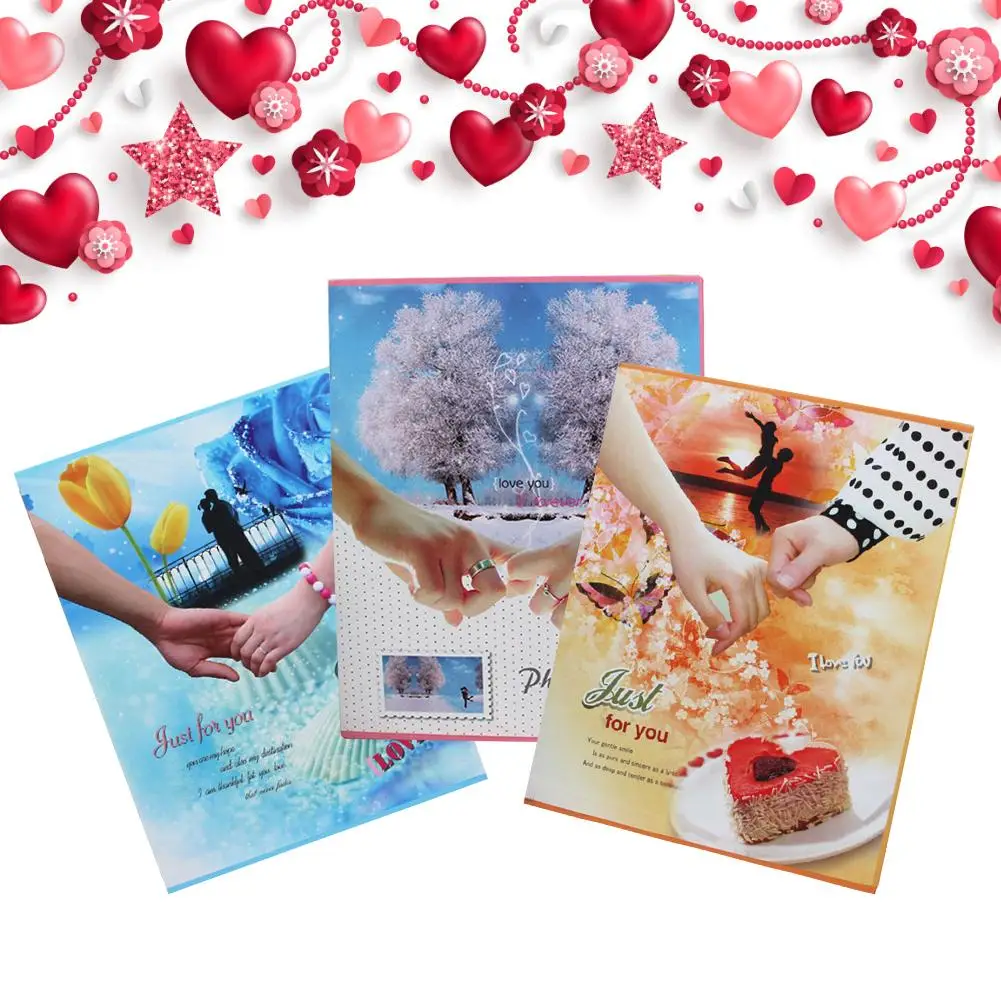 

Photo Album 200 Pages Icture Storage Frame Large Capacity Memory Albums For Wedding Gift Valentine's Day Present