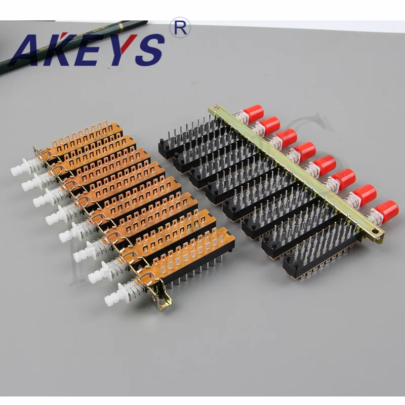PBS-62H18-8 18PINS KAN8H Straight key switch for Electric fan
