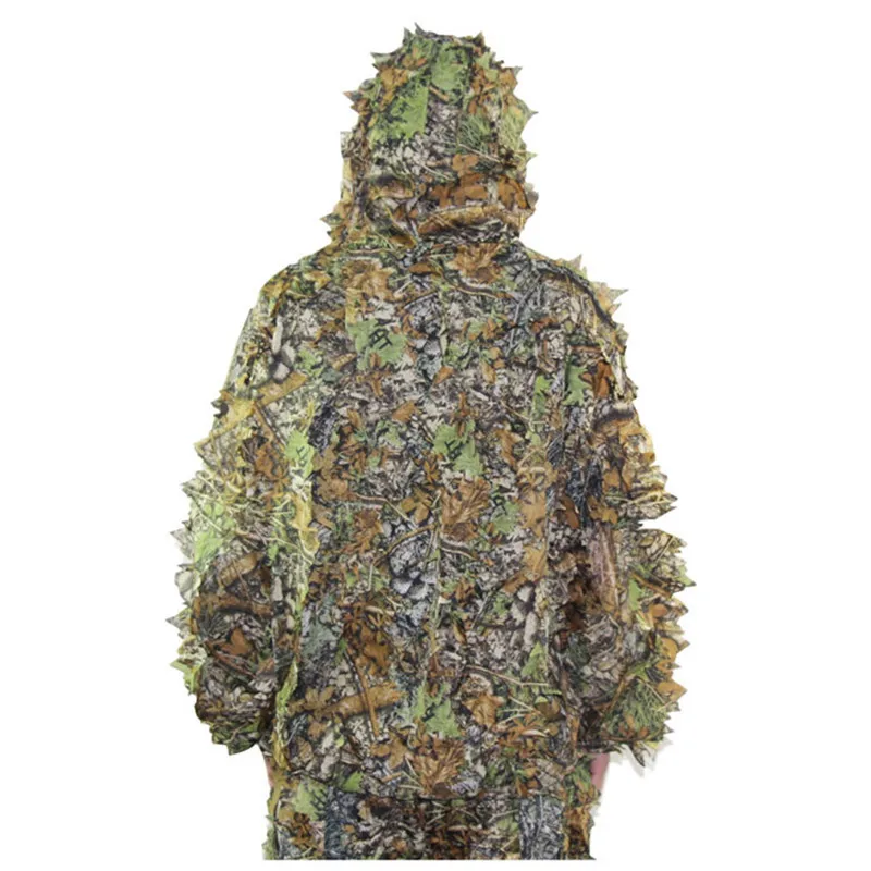 Тактическая камуфляжная охотничья одежда Ghillie костюм мужской открытый Мультикам с капюшоном Брюки+ Одежда Военный снайпер одежда Униформа