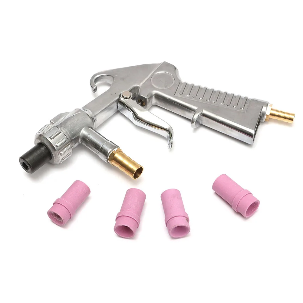 Kit de pistolet de sablage à Air avec 1 embout en métal et 4 buses en céramique — vue 15