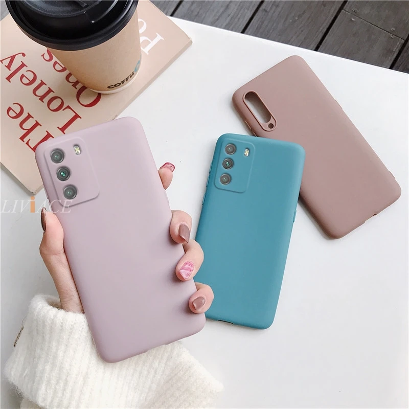 Candy Color Silicone Phone Case For Xiaomi Poco X3 Nfc M3 Pro F2 F3 GT C3 Pocophone F1 Global Matte Soft Tpu Back Fundas Cover