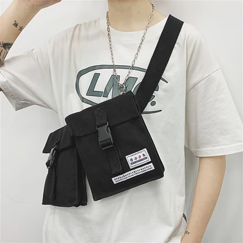 

Fashion Brand Chest Bag Men's Shoulder Bag Multifunctional Rucksack Student Messenger Bag Waist Bag Japanese Tooling Bag