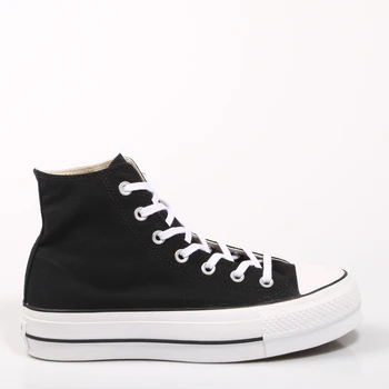 

Converse Chuck Taylor All Star Platform Clean High Top Black SNEAKERS Woman Shoes Casual Fashion 67577