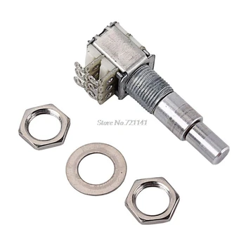 

Potentiometer For Guitar Bass Mini Dual Pots Stacked Concentric Potentiometer Center Detent B50K DropShip&Whosale