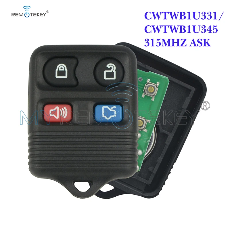 F150 F250 проводник Escape дистанционный Fob CWTWB1U331 4 кнопки 315 МГц Автомобильный брелок