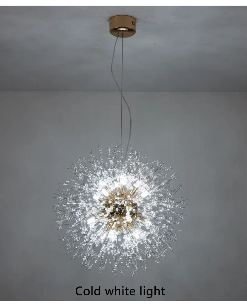 mini chandelier Modern Led Crystal Chandelier For Kitchen Decor Bedroom Dandelion Hanging Ceiling Lamp Dining Room Bathroom Stairs Pendant Light antique chandeliers