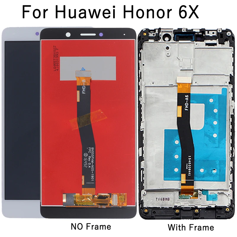 

5.5 LCD for Huawei Honor 6X Display BLN-L24 BLN-AL10 BLN-L21 BLN-L22 LCD display For GR5 2017 Digitizer Assembly Repair Parts