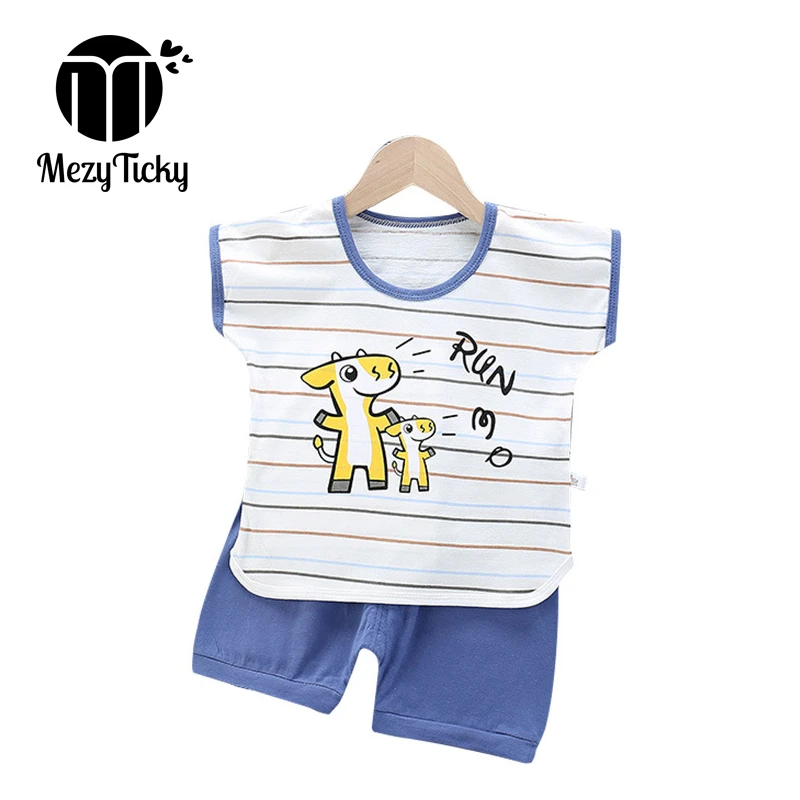 2 шт./комплект Детская Хлопковая футболка с коротким рукавом | одежда и обувь