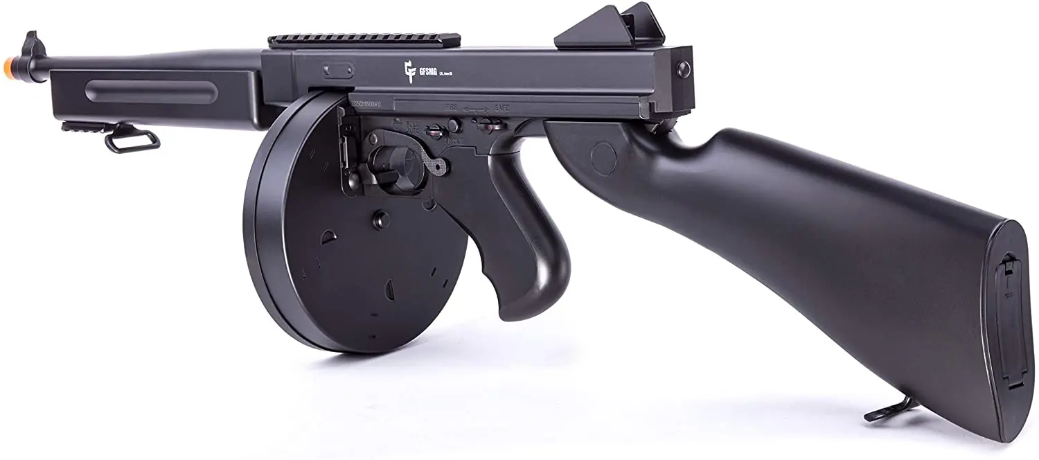 Gameface Asrgth Electric Full/semi-auto Airsoft Submachine Gun With Battery  And Charger, Black Metal Decorative Wall Board - Plaques & Signs -  AliExpress