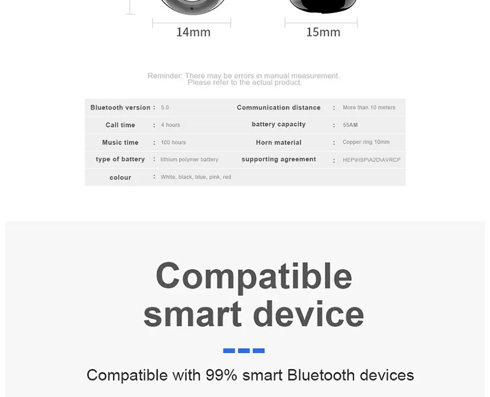 FGCLSY мини беспроводные Bluetooth наушники-вкладыши Спортивная гарнитура стерео музыкальные наушники с микрофоном для iPhone 11 samsung