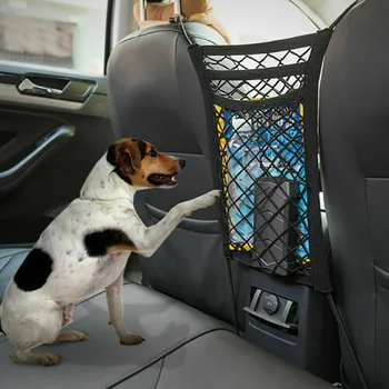 

Dog Storage Net Barrier Guard Back Safety Net For SUV Truck Three layer