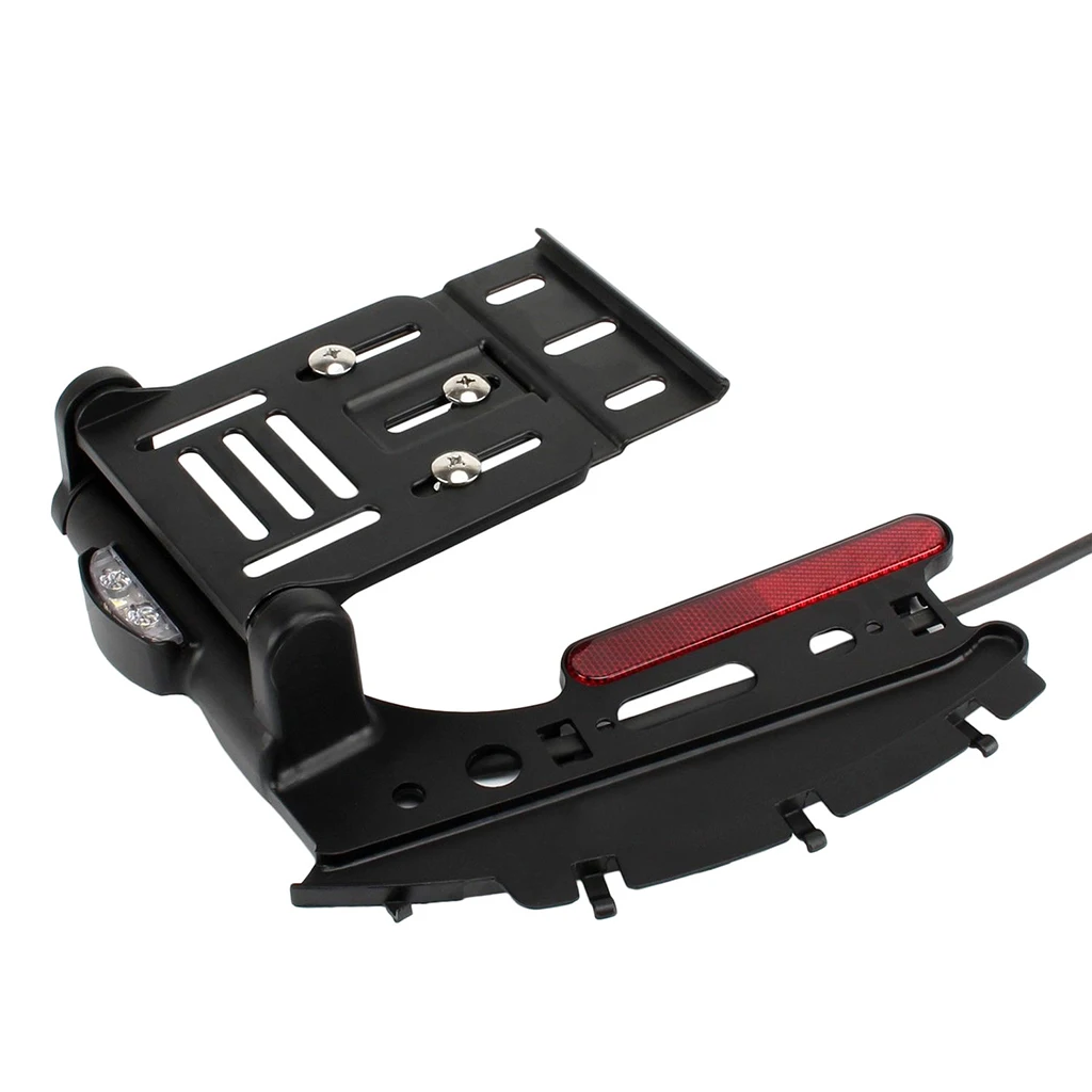 Black Side Mount License Plate Bracket For Harley  Dyna Sportster