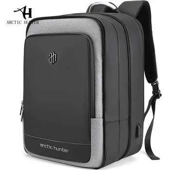 

ARCTIC HUNTER USB Backpack Male Multifunction Portable hand bag/shoulder Business Travel 15.6/17 inch Laptop backpack men bag