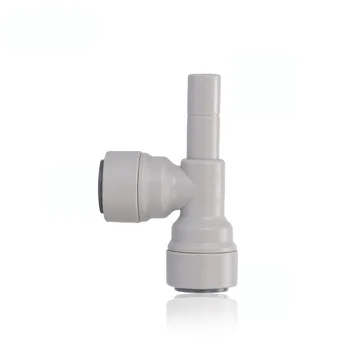 

3/8" Quick Connection - 3/8'' - 3/8'' OD Tube RO Water Filter 3 Ways Quick Connector Tee Type Tight Junction PE Pipe Fitting