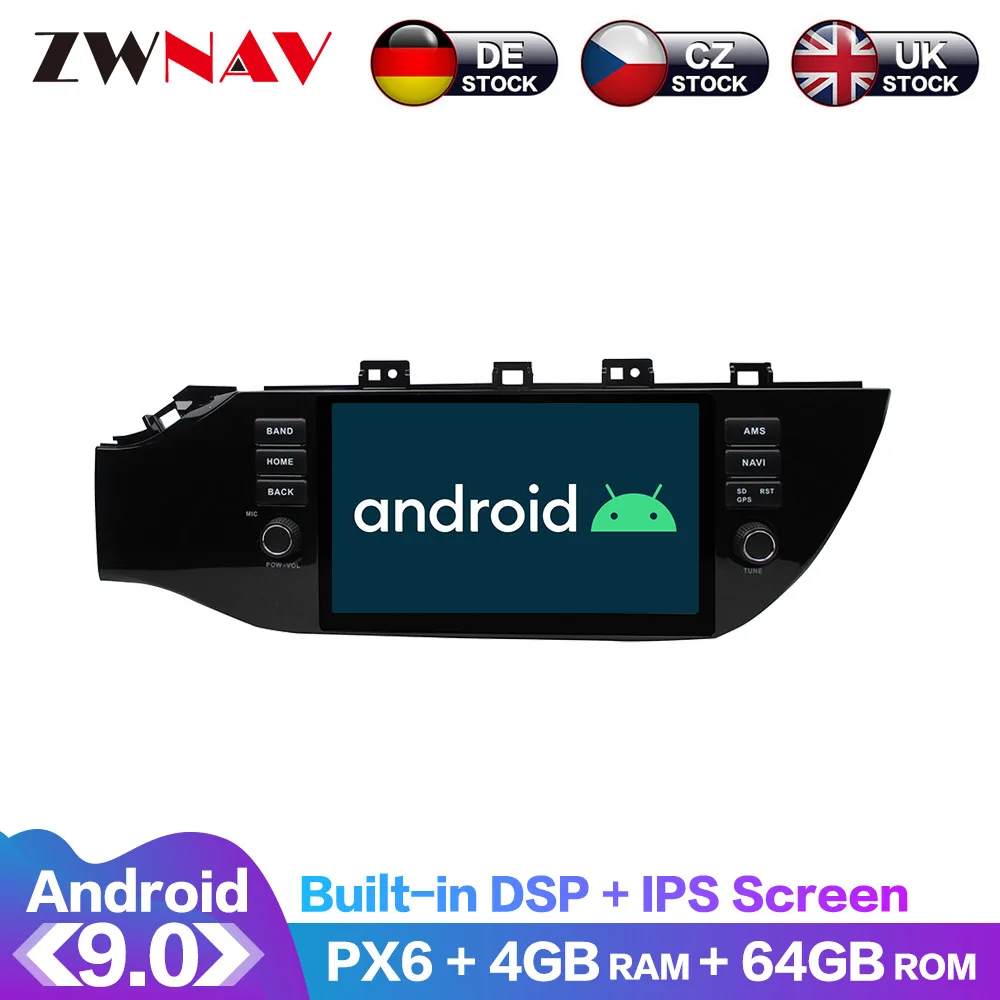 

Android 10.0 IPS Screen PX6 DSP For Kia K2 RIO 2017 2018 2019 2020 Car No DVD GPS Multimedia Player Head Unit Radio Audio Stereo
