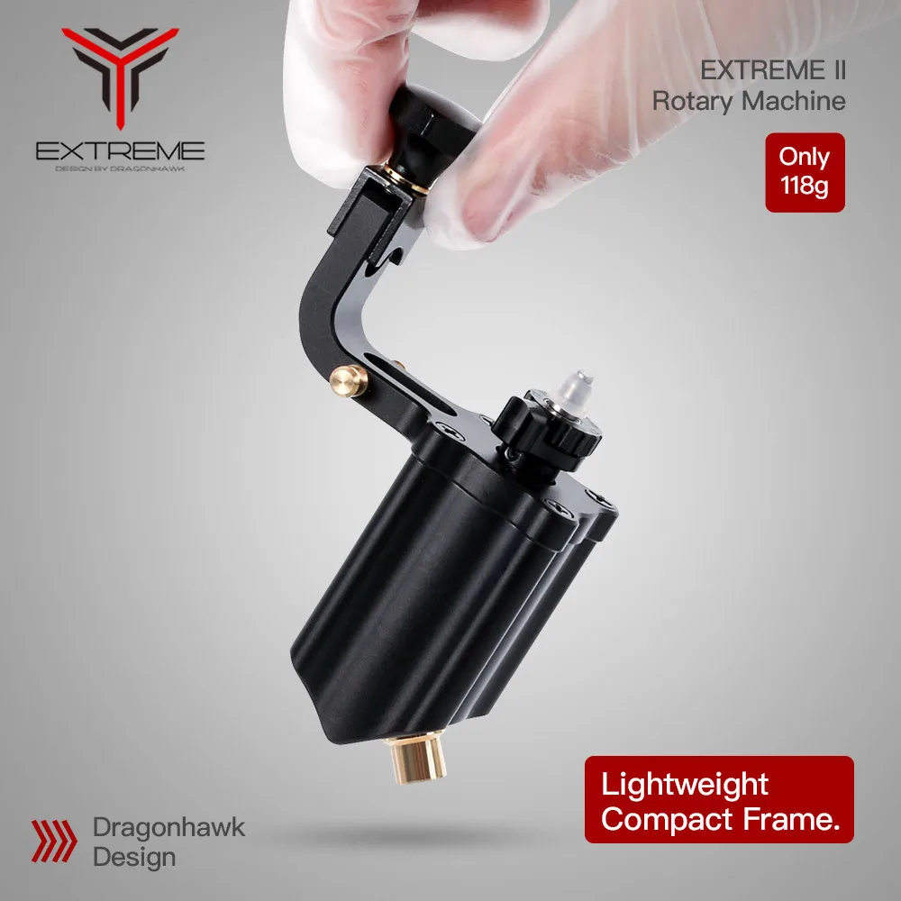 Extreme Rotary Tattoo Machine Adjustable Stroke Direct Drive Rotary Rca