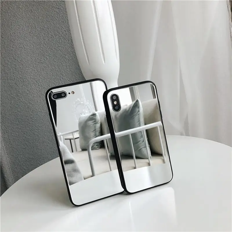 10 шт. мягкий чехол из ТПУ с зеркалом для Xiaomi mi 9T Pro A1 A2 8 Lite Red mi K20 Pro 7A 5A 6 6A Примечание iPhone 7 6 Plus 5 iPad Pro покрытие силиконовый чехол на заднюю панель